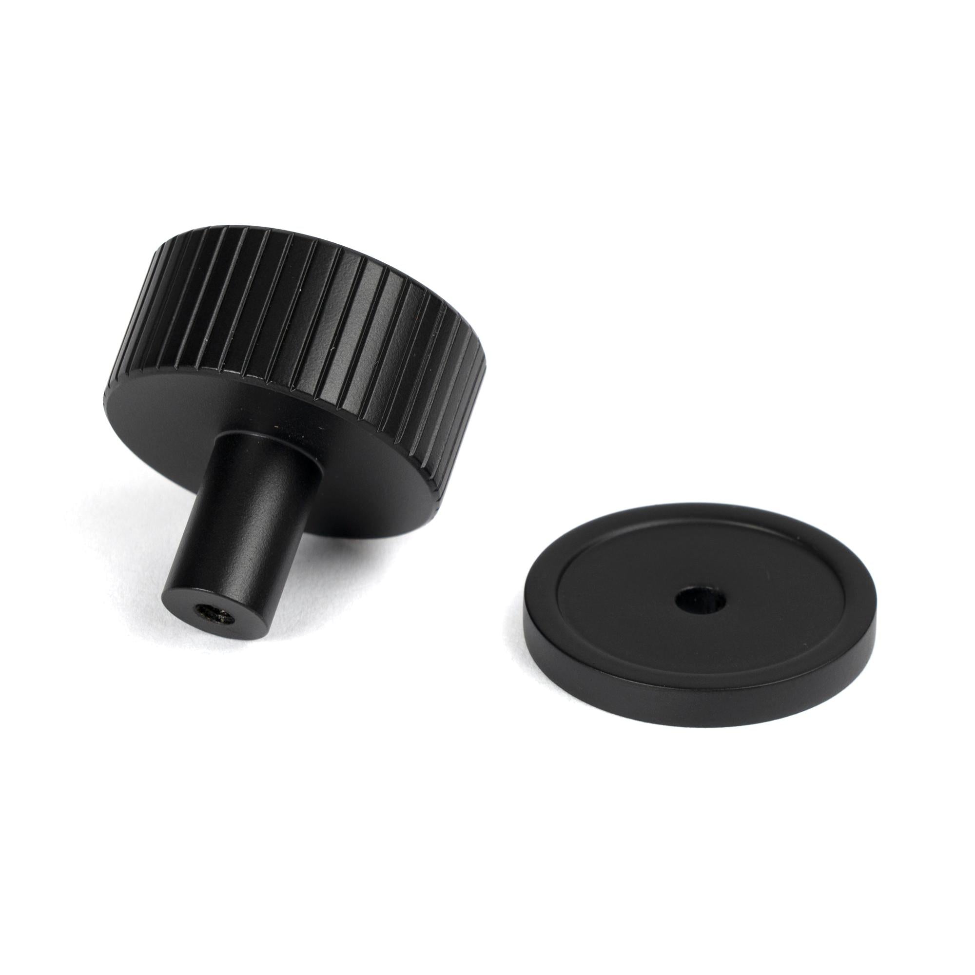 Matt Black Judd Cabinet Knob - 32mm (Plain) | From The Anvil - Cabinet Knobs - From The Anvil - Yester Home