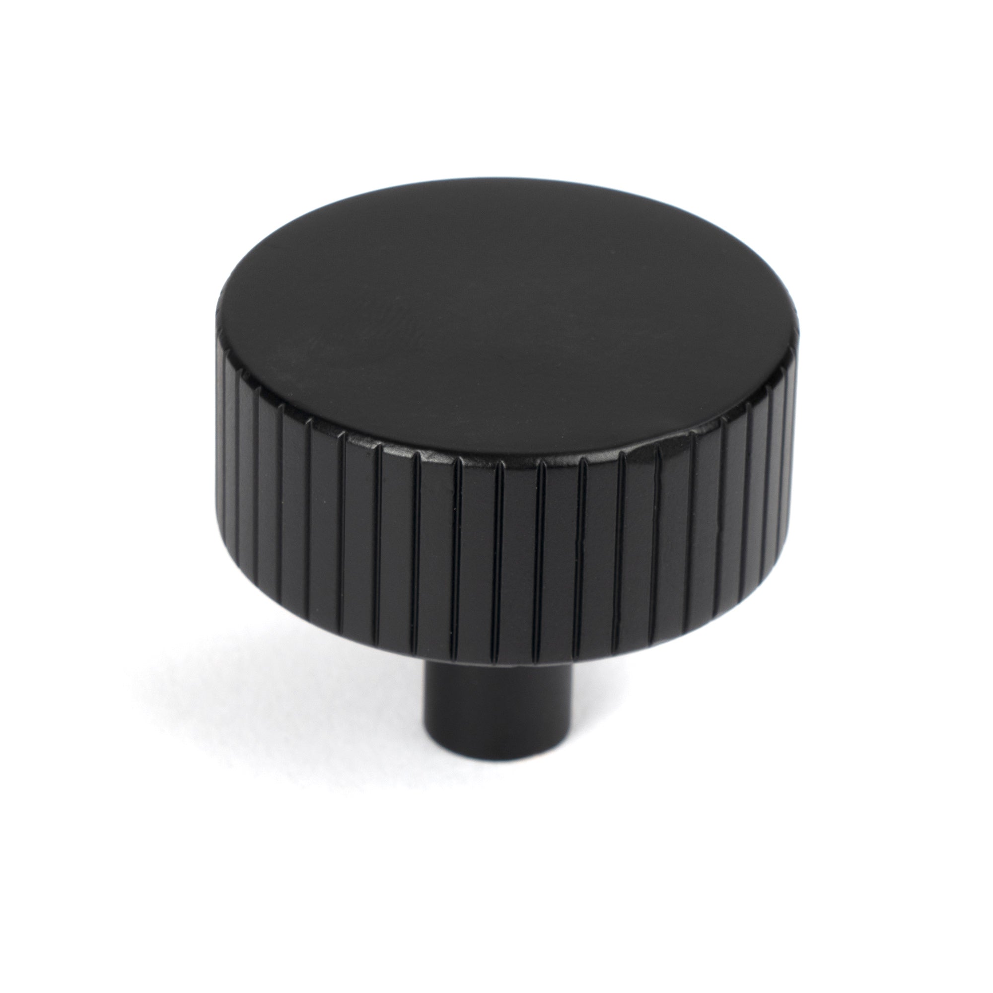 Matt Black Judd Cabinet Knob - 38mm (No rose) | From The Anvil - Cabinet Knobs - From The Anvil - Yester Home