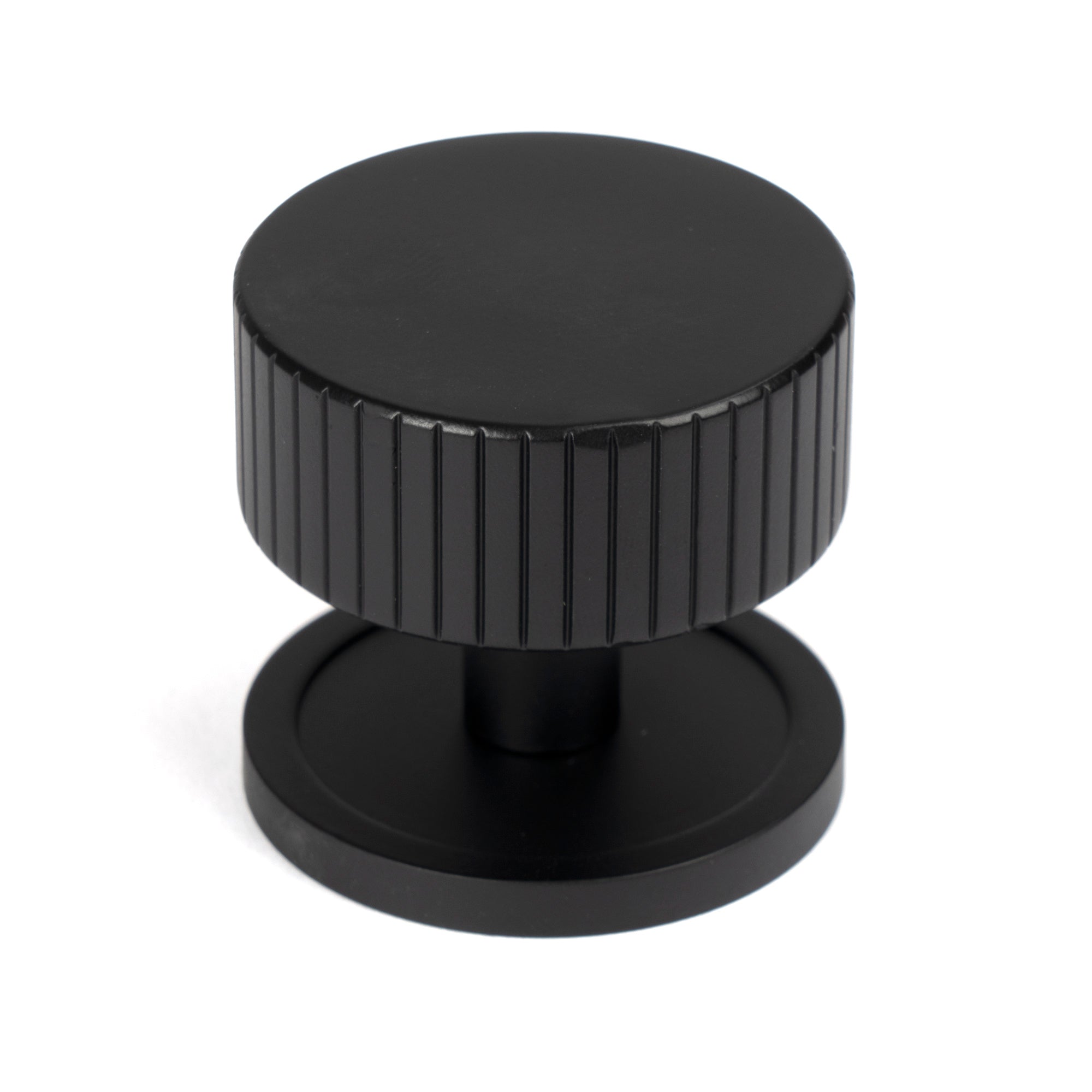Matt Black Judd Cabinet Knob - 38mm (Plain) | From The Anvil - Cabinet Knobs - From The Anvil - Yester Home