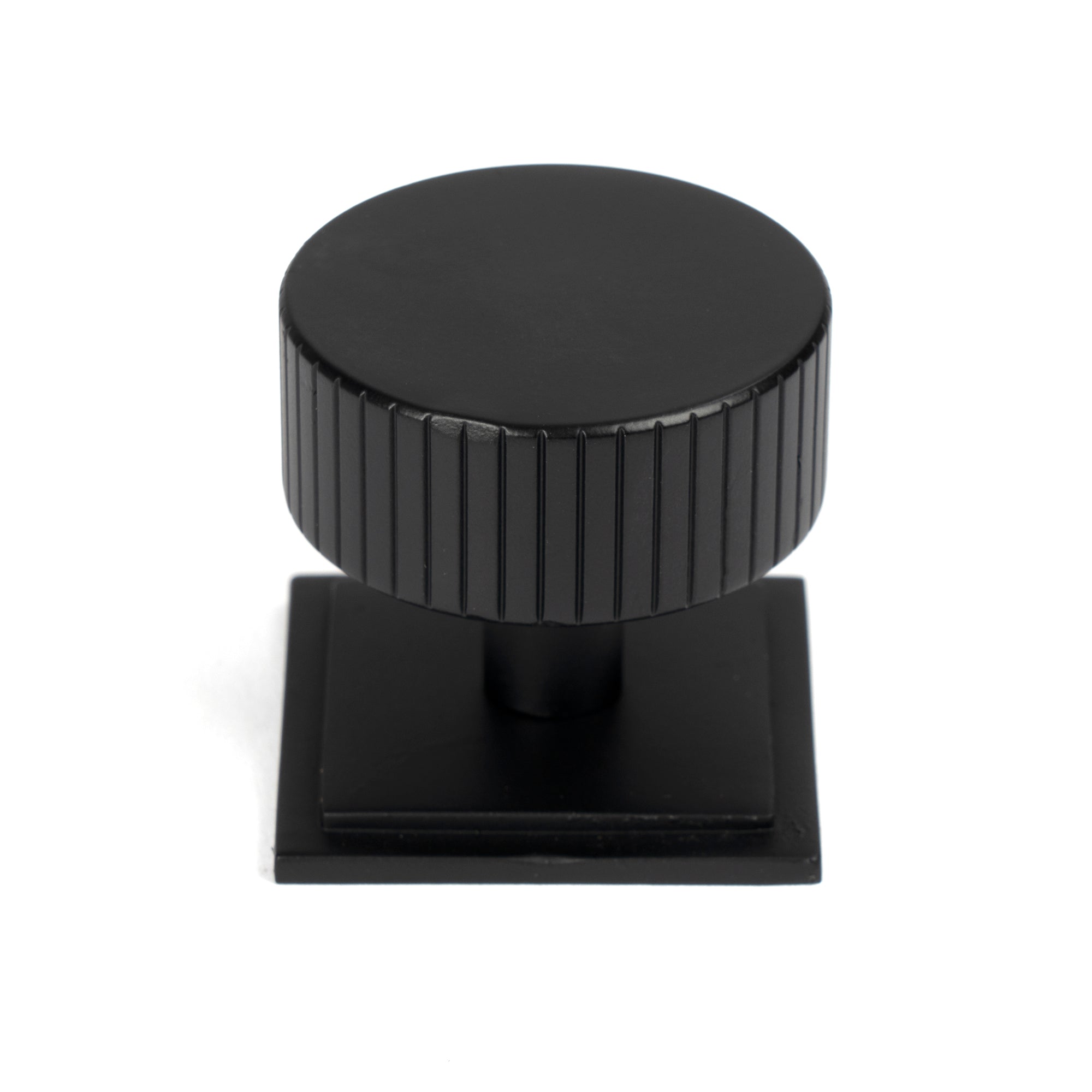 Matt Black Judd Cabinet Knob - 38mm (Square) | From The Anvil-Cabinet Knobs-Yester Home
