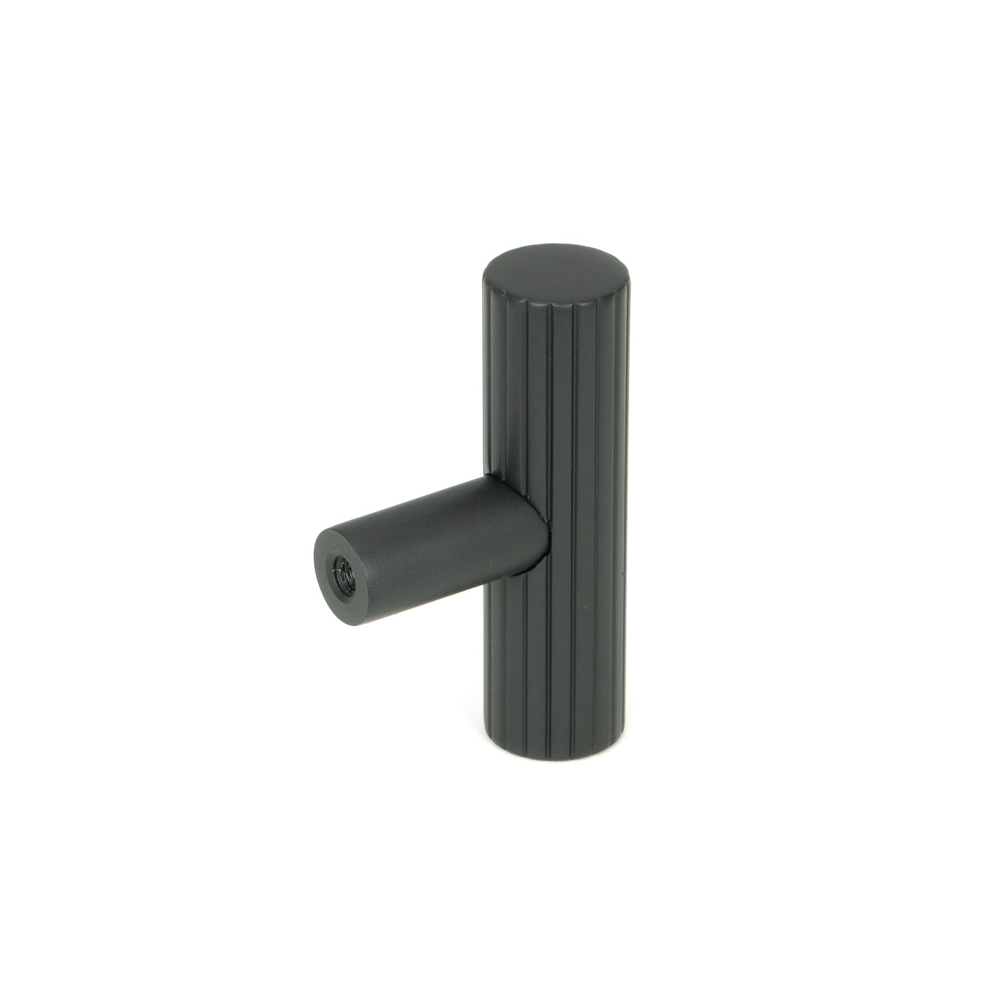 Matt Black Judd T-Bar | From The Anvil-Cabinet Knobs-Yester Home