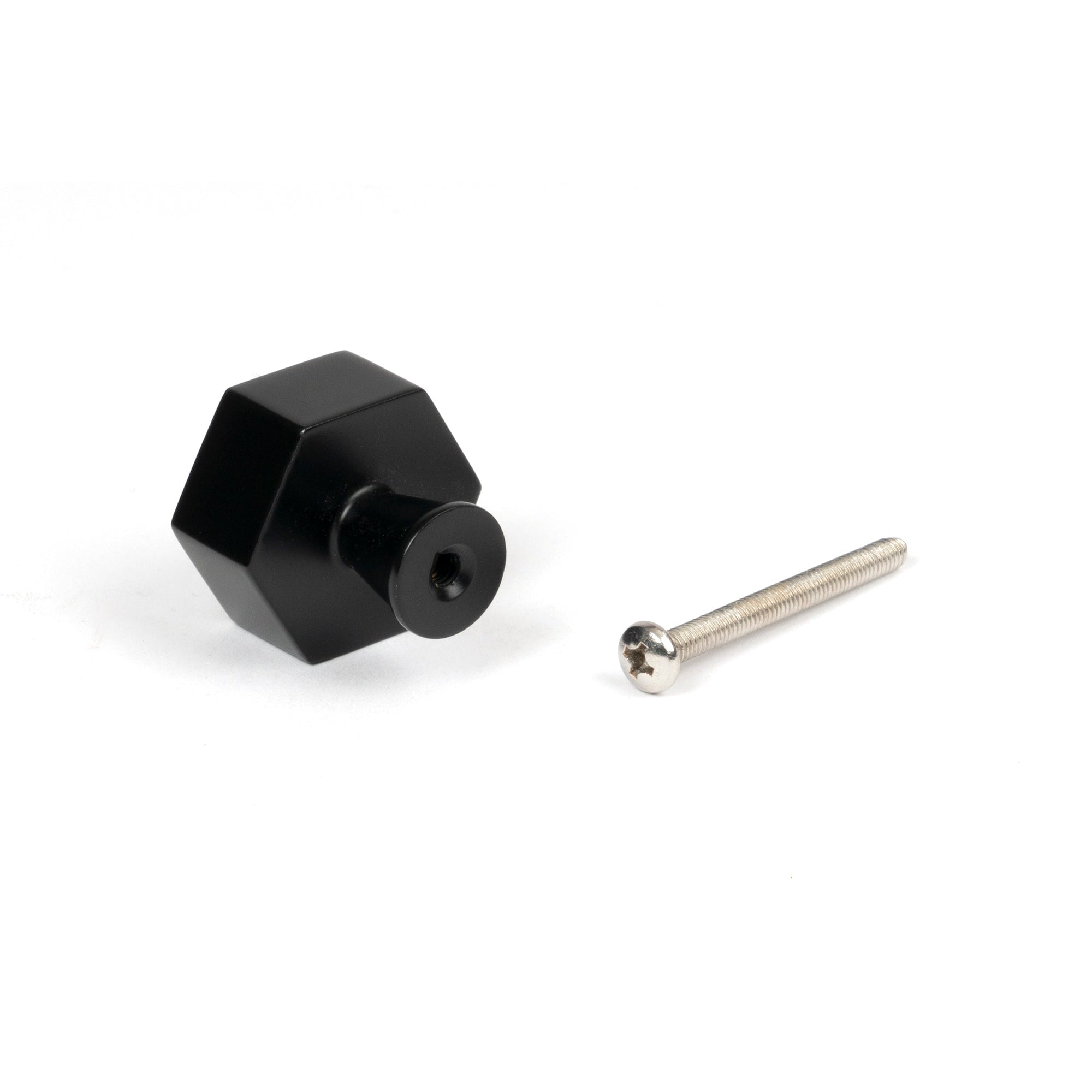 Matt Black Kahlo Cabinet Knob - 32mm | From The Anvil-Cabinet Knobs-Yester Home
