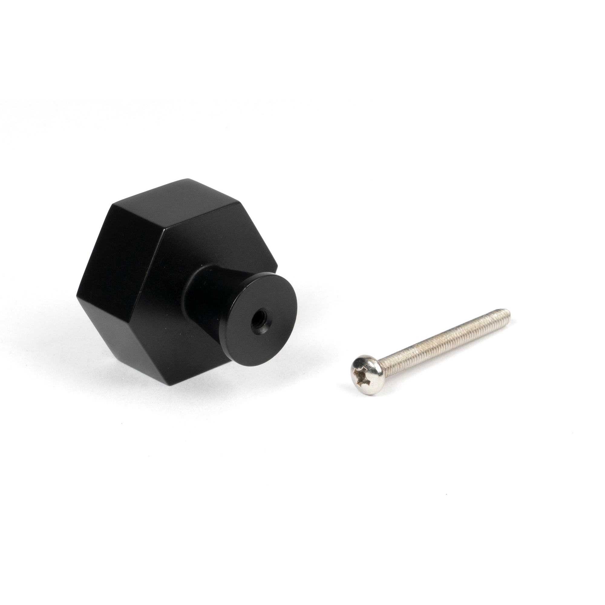 Matt Black Kahlo Cabinet Knob - 38mm | From The Anvil-Cabinet Knobs-Yester Home