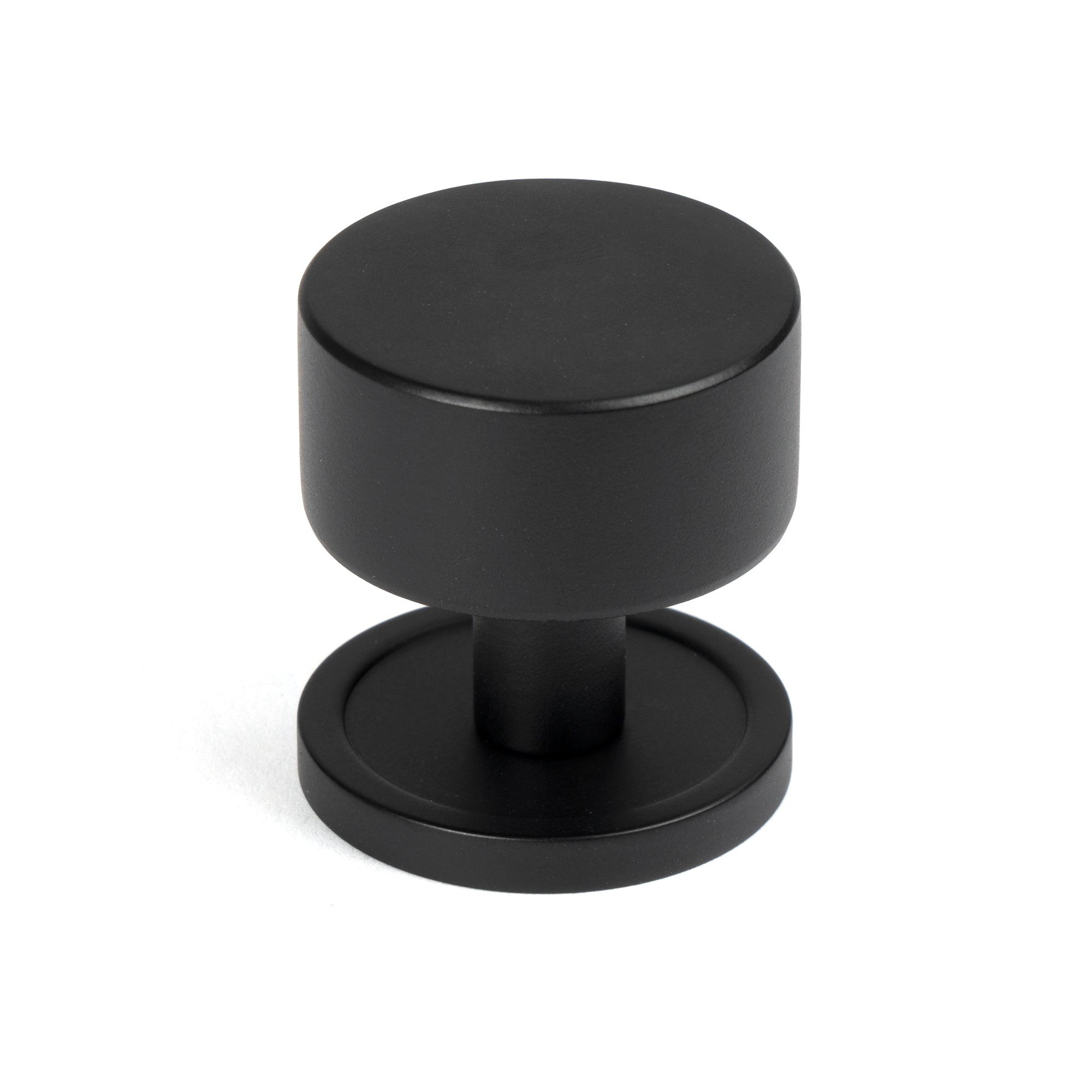 Matt Black Kelso Cabinet Knob - 32mm (Plain) | From The Anvil - Cabinet Knobs - From The Anvil - Yester Home