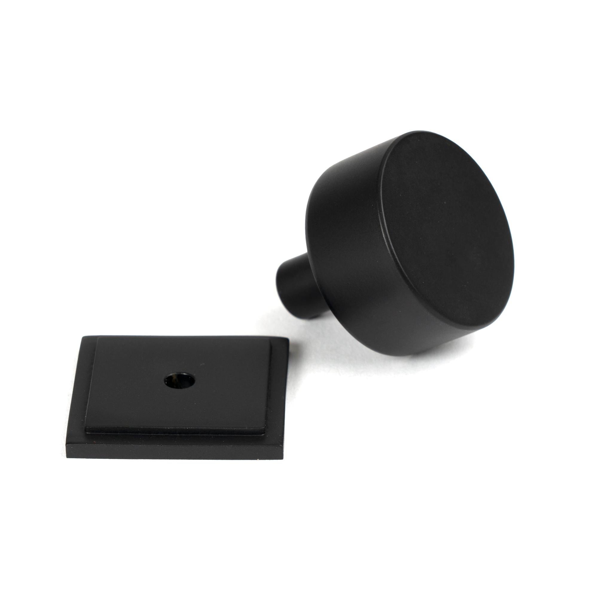 Matt Black Kelso Cabinet Knob - 32mm (Square) | From The Anvil - Cabinet Knobs - From The Anvil - Yester Home