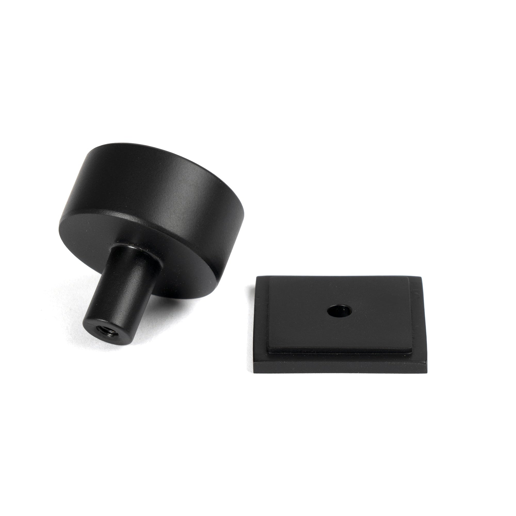 Matt Black Kelso Cabinet Knob - 32mm (Square) | From The Anvil-Cabinet Knobs-Yester Home