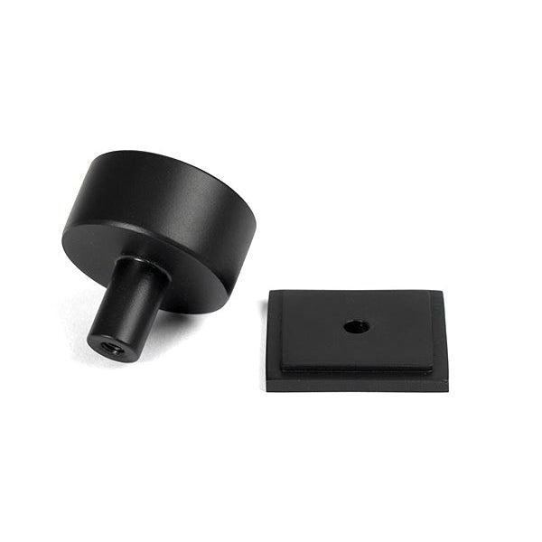 Matt Black Kelso Cabinet Knob - 32mm (Square) | From The Anvil-Cabinet Knobs-Yester Home