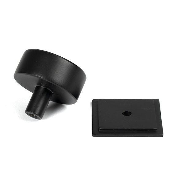 Matt Black Kelso Cabinet Knob - 38mm (Square) | From The Anvil-Cabinet Knobs-Yester Home