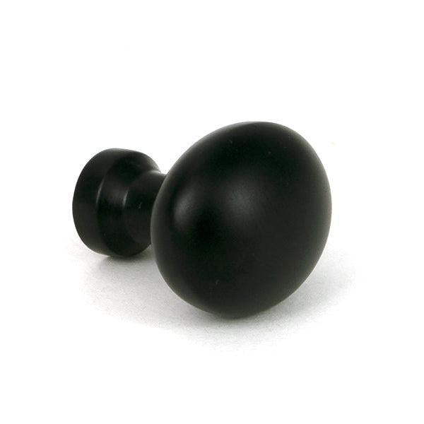 Matt Black Moore Cabinet Knob - 25mm - Cabinet Knobs - From The Anvil - Yester Home
