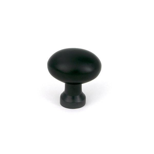 Matt Black Moore Cabinet Knob - 25mm - Cabinet Knobs - From The Anvil - Yester Home
