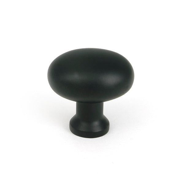 Matt Black Moore Cabinet Knob - 32mm - Cabinet Knobs - From The Anvil - Yester Home