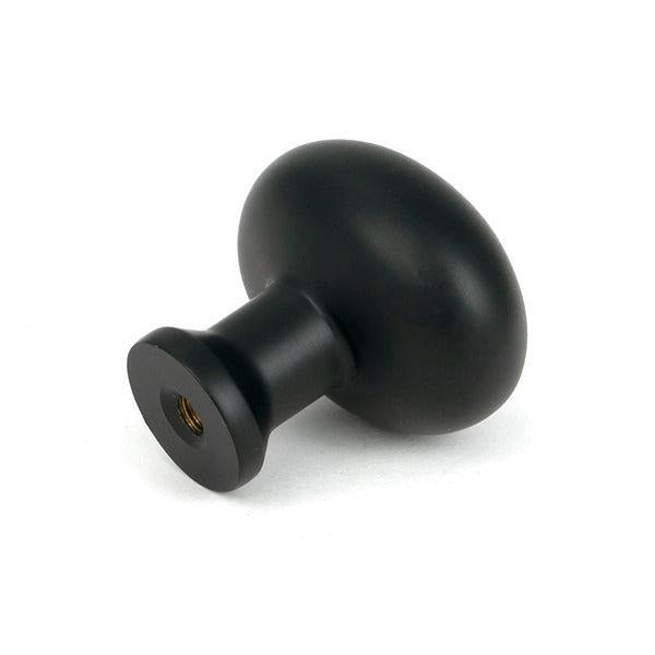 Matt Black Moore Cabinet Knob - 38mm - Cabinet Knobs - From The Anvil - Yester Home