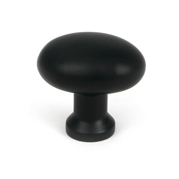 Matt Black Moore Cabinet Knob - 38mm - Cabinet Knobs - From The Anvil - Yester Home