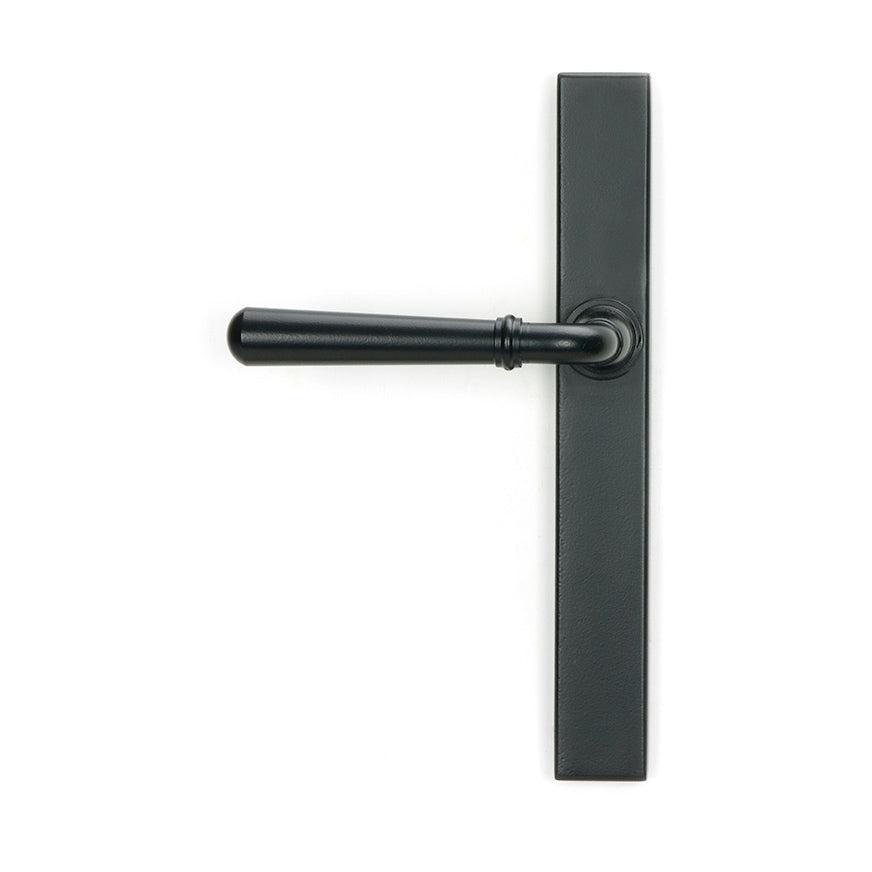 Matt Black Newbury Slimline Lever Espag. Latch Set | From The Anvil-Espagnolette-Yester Home
