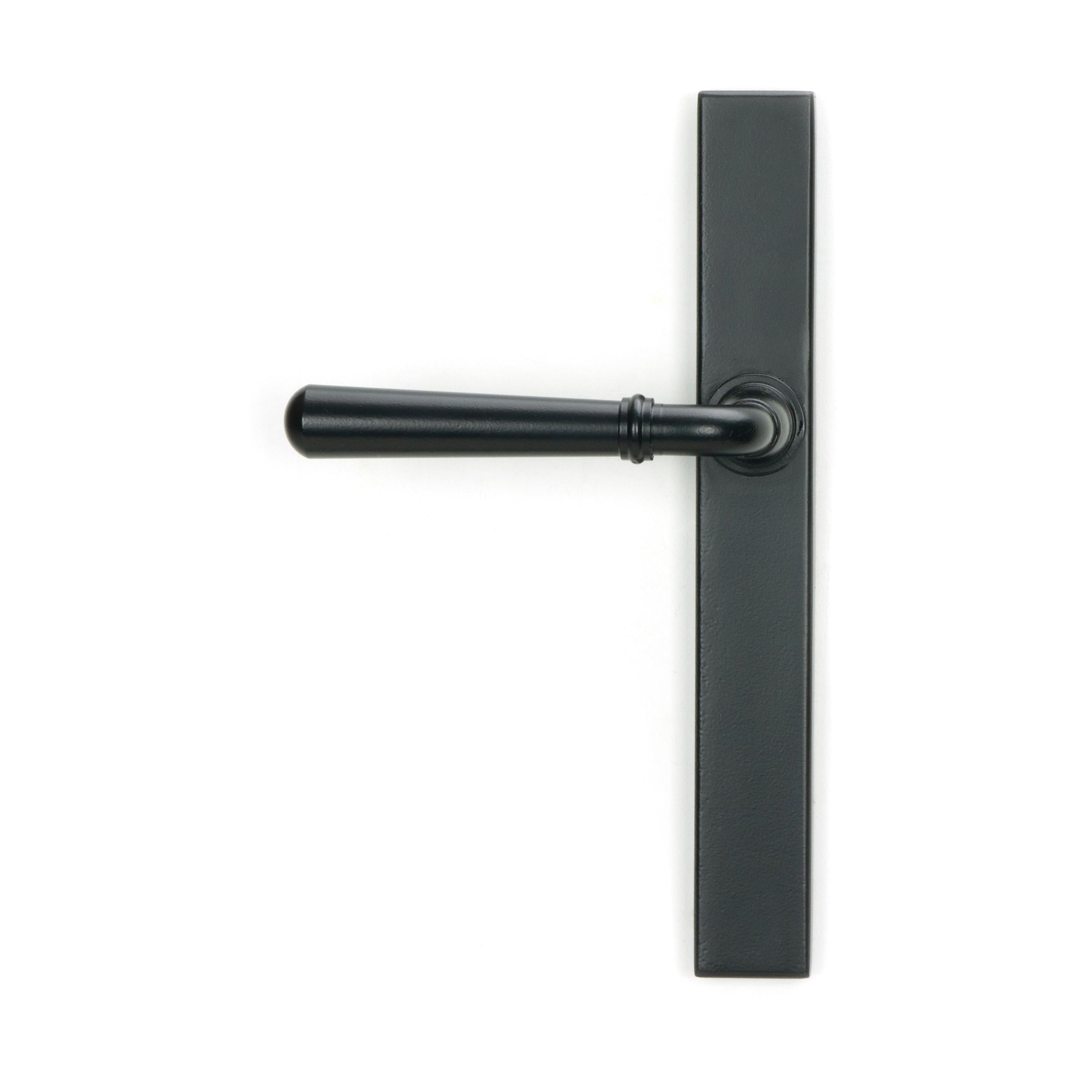 Matt Black Newbury Slimline Lever Espag. Latch Set | From The Anvil - Espagnolette - From The Anvil - Yester Home