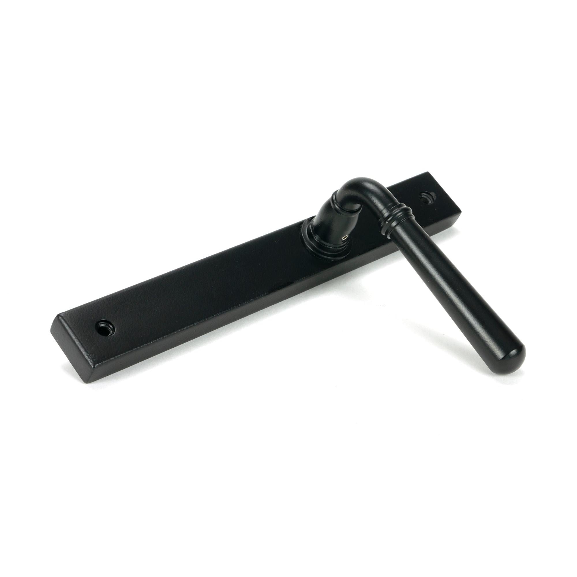 Matt Black Newbury Slimline Lever Espag. Latch Set | From The Anvil - Espagnolette - From The Anvil - Yester Home