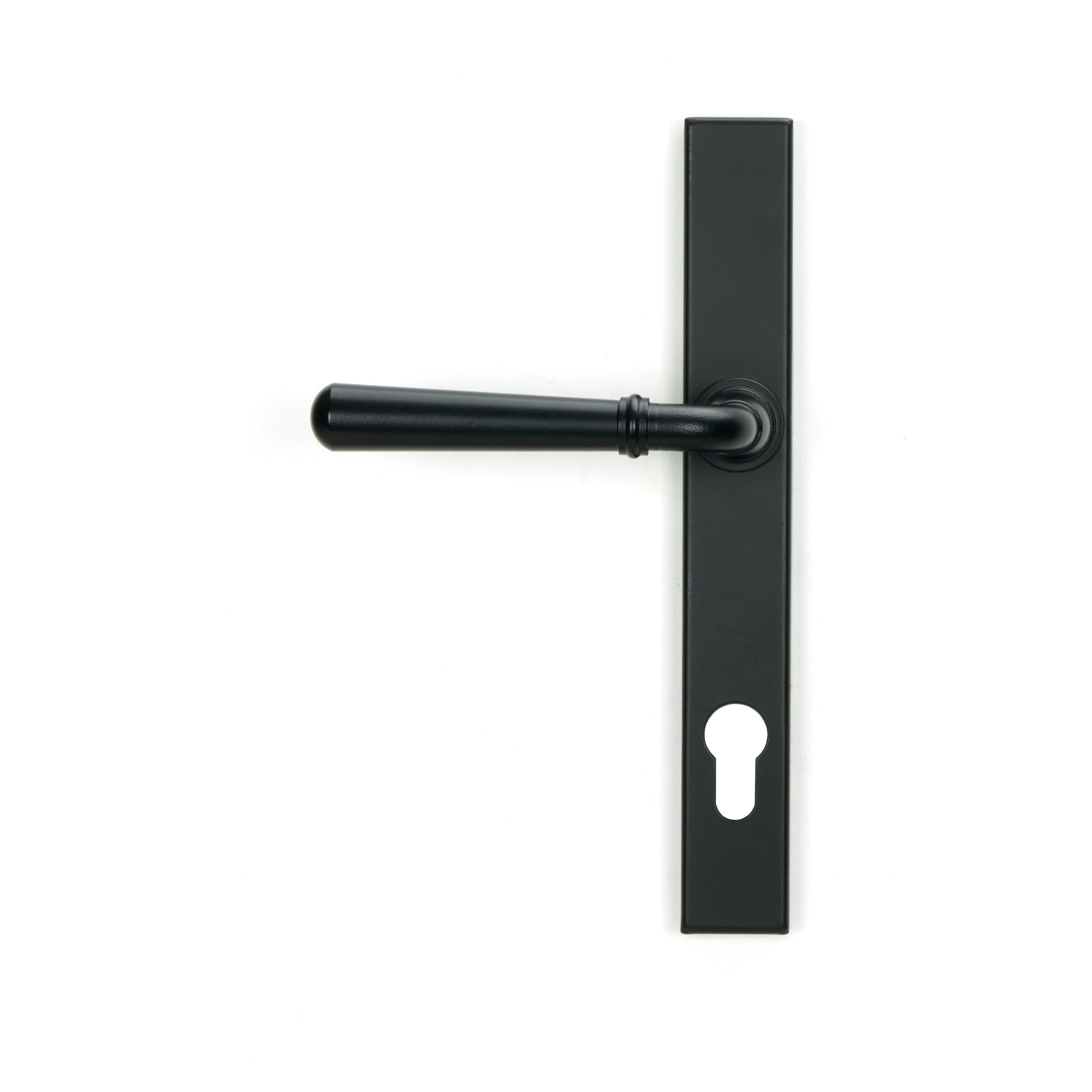 Matt Black Newbury Slimline Lever Espag. Lock Set | From The Anvil-Espagnolette-Yester Home