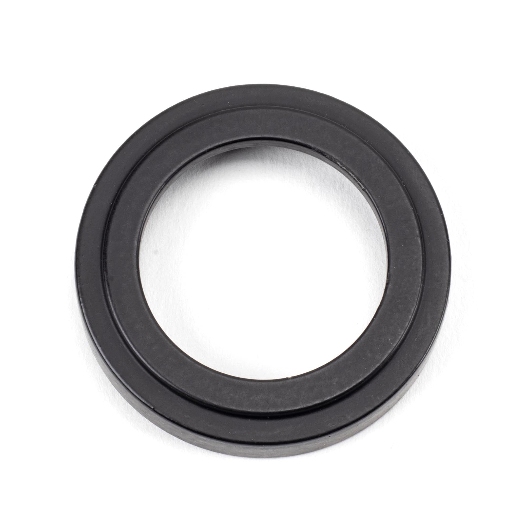 Matt Black Round Euro Escutcheon (Art Deco) | From The Anvil - Euro Escutcheons - From The Anvil - Yester Home