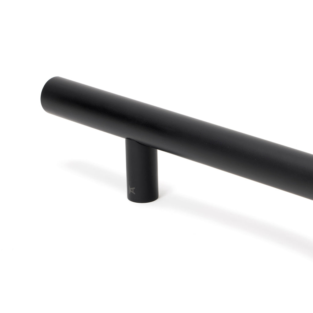 Matt Black SS (316) 0.6m T Bar Handle Bolt Fix 32mm Ø | From The Anvil-Pull Handles-Yester Home