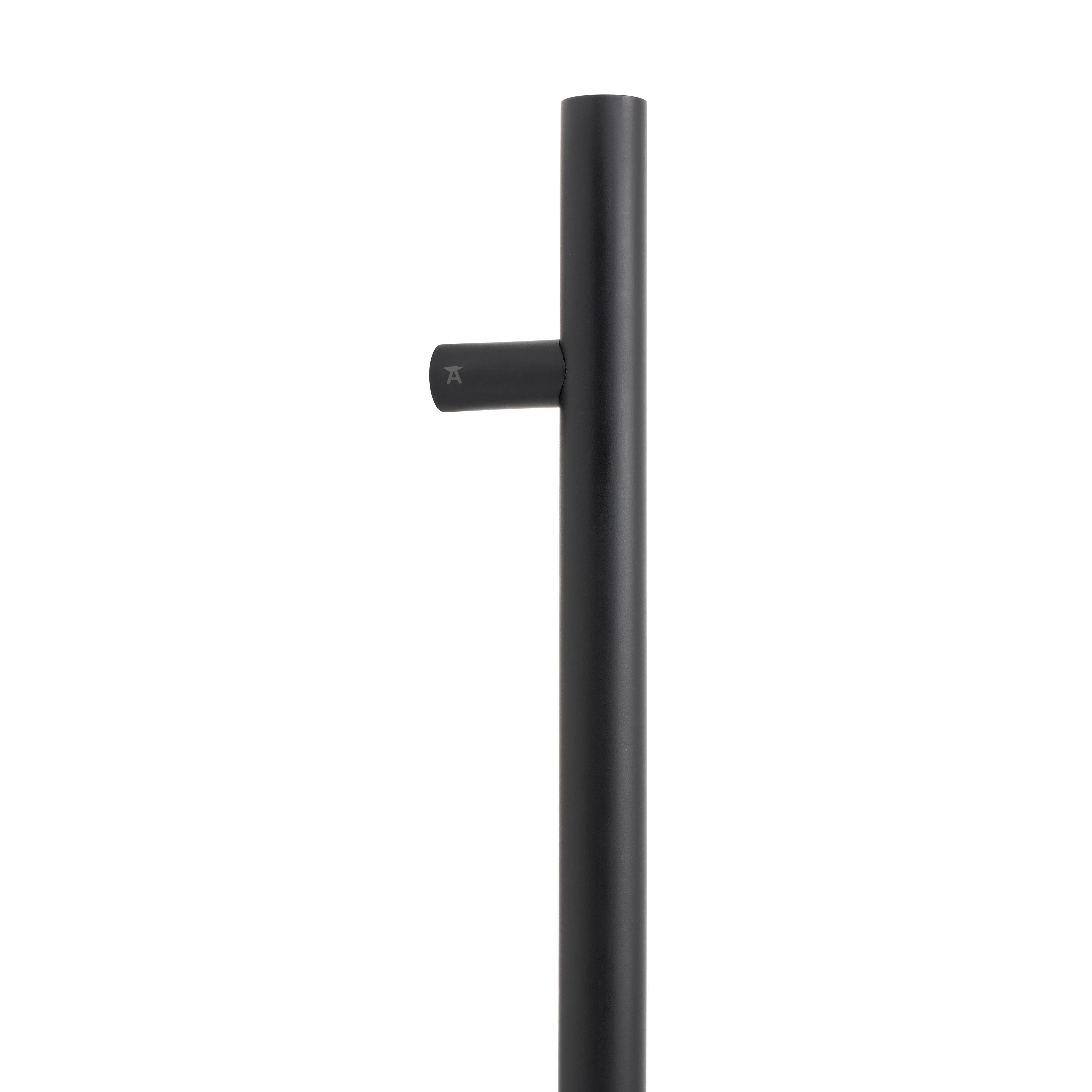 Matt Black SS (316) 1.5m T Bar Handle Secret Fix 32mm Ø | From The Anvil - Door Pull Handles - From The Anvil - Yester Home