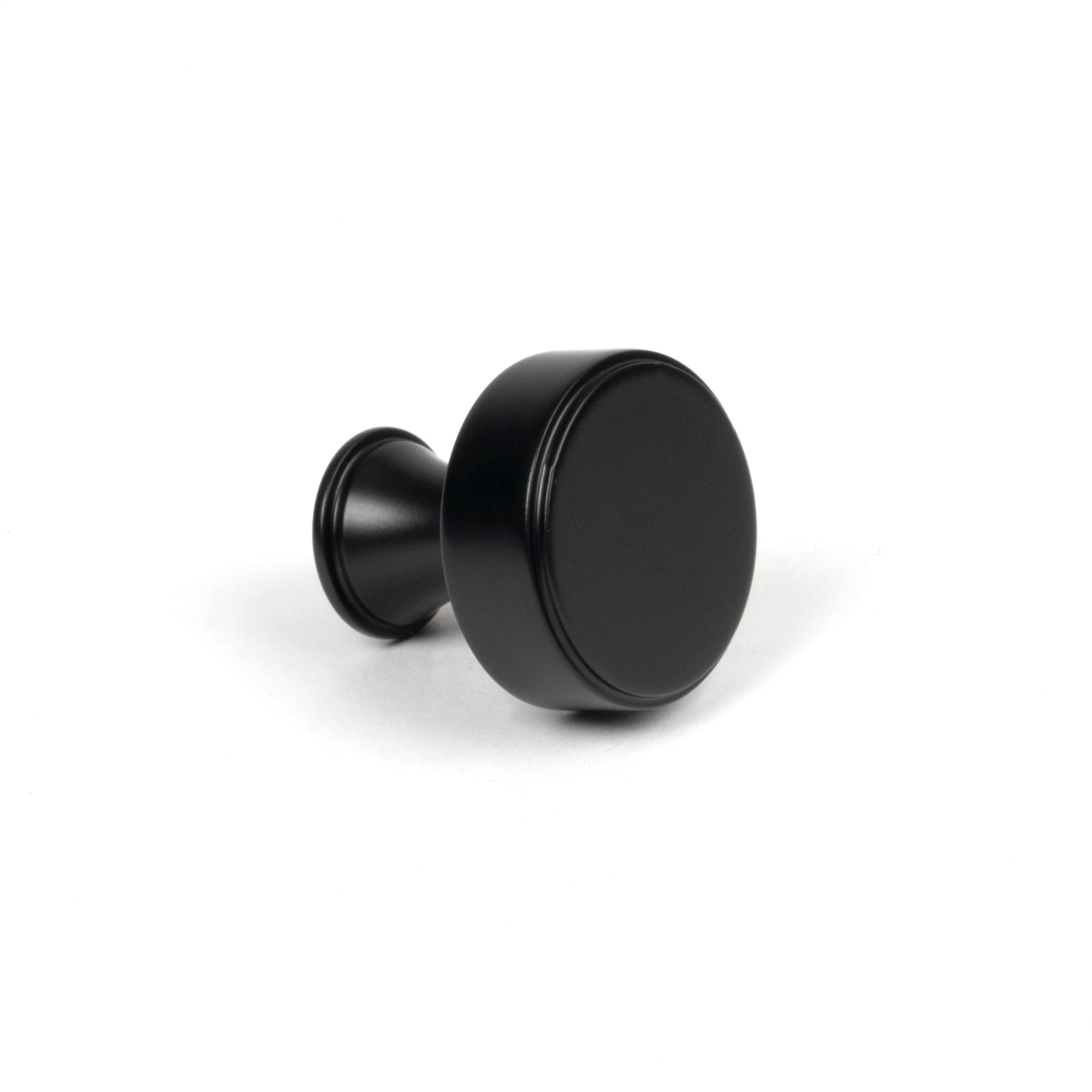 Matt Black Scully Cabinet Knob - 25mm | From The Anvil-Cabinet Knobs-Yester Home