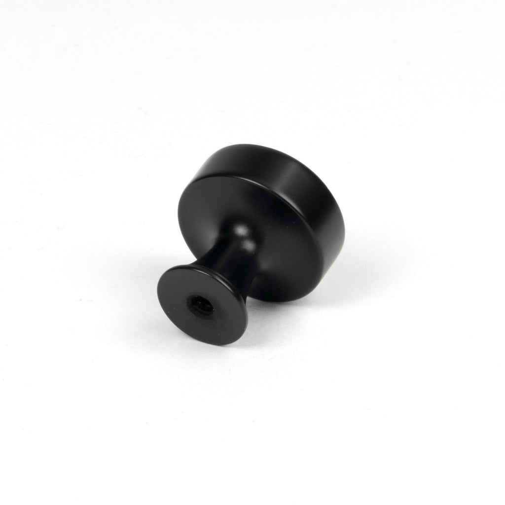 Matt Black Scully Cabinet Knob - 25mm | From The Anvil-Cabinet Knobs-Yester Home