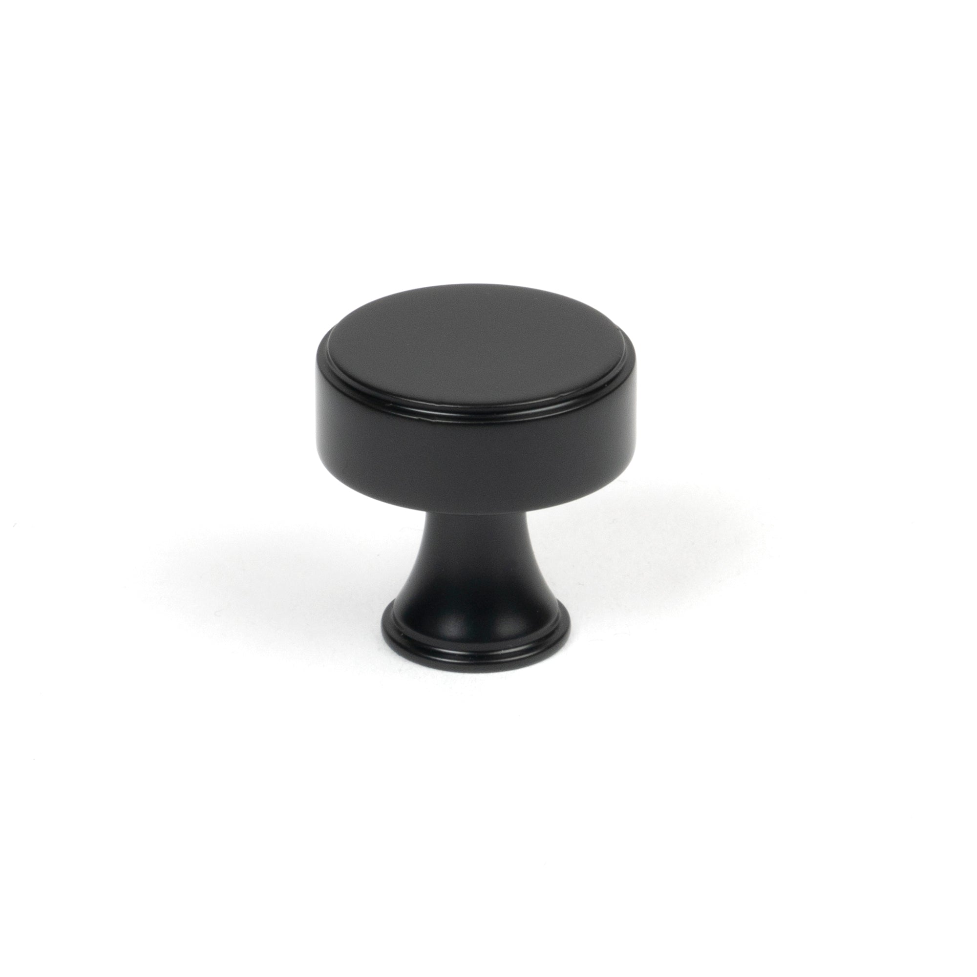 Matt Black Scully Cabinet Knob - 25mm | From The Anvil-Cabinet Knobs-Yester Home