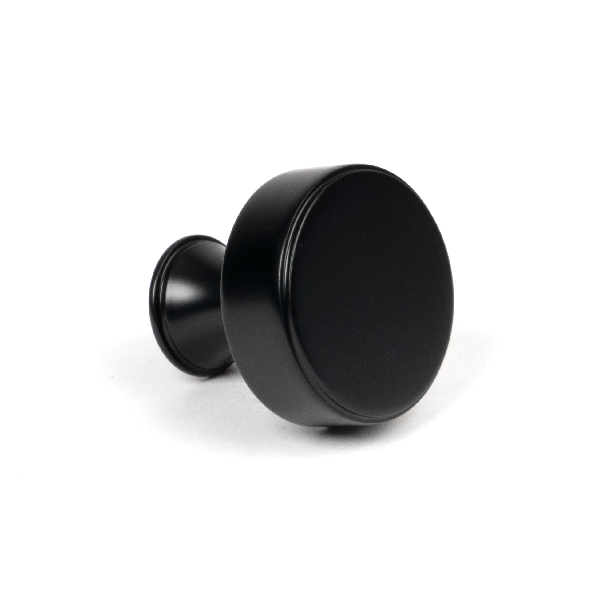 Matt Black Scully Cabinet Knob - 32mm | From The Anvil-Cabinet Knobs-Yester Home
