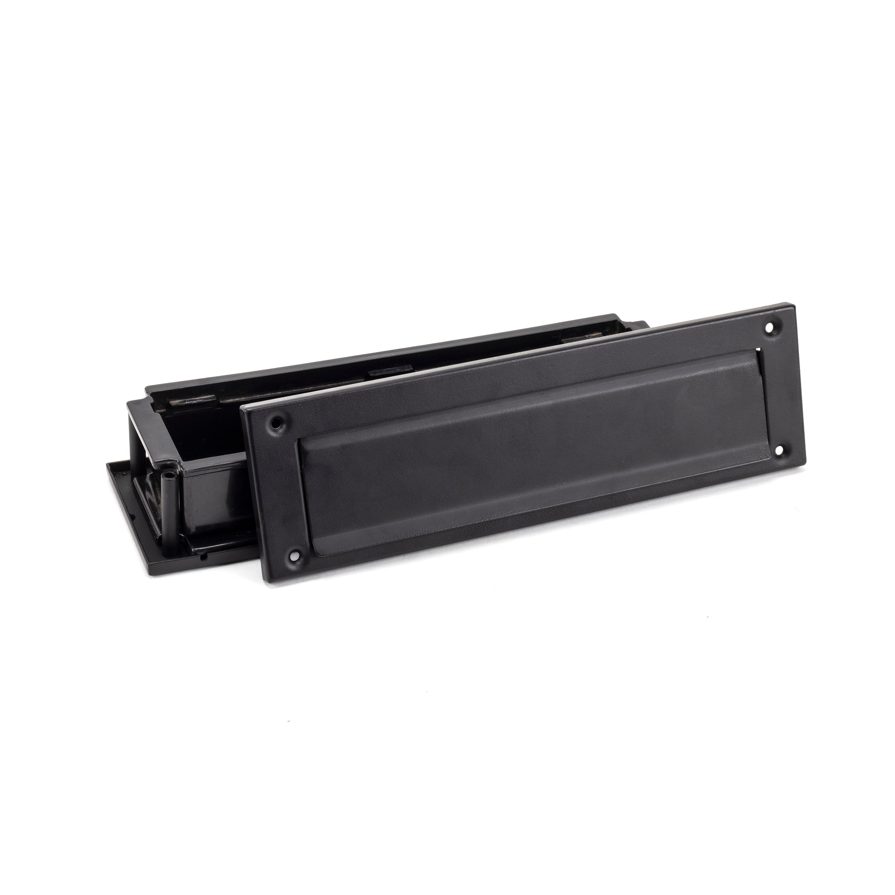 Matt Black Traditional Letterbox | From The Anvil-Letterbox-Yester Home