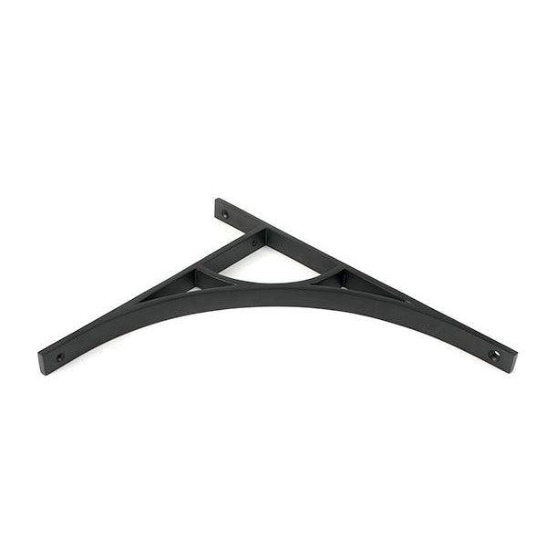 Matt Black Tyne Shelf Bracket (314mm x 250mm) | From The Anvil-Shelf Brackets-Yester Home