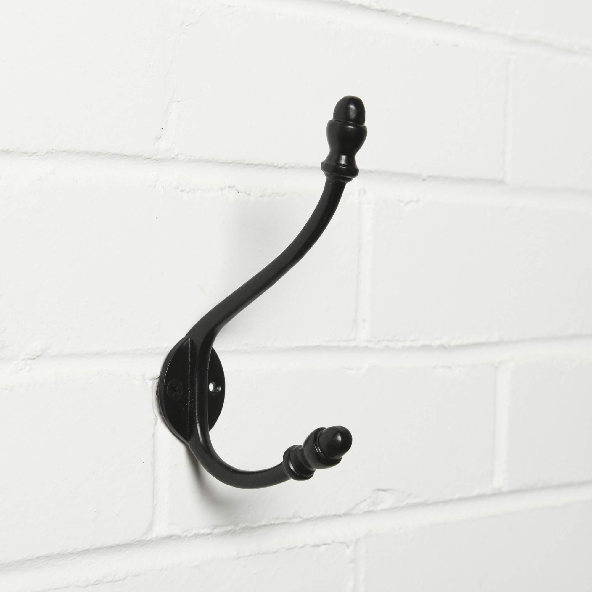 Medium Acorn Cast Iron Hat & Coat Hook-Coat Hooks-Yester Home