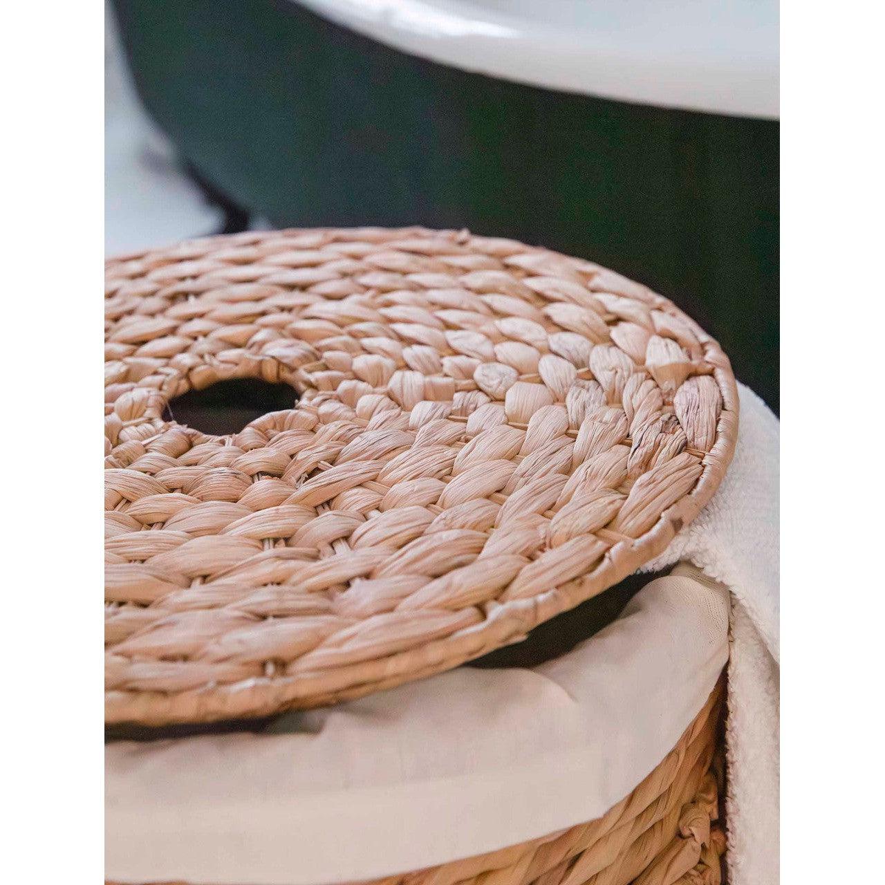 Milborne Woven Laundry Hamper - Storage & Shelving - Garden Trading - Yester Home