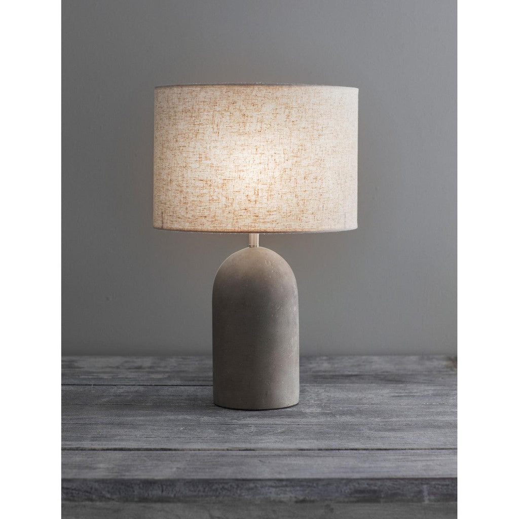 Millbank Bullet Table Lamp - Polymer Concrete-Table & Desk Lamps-Yester Home