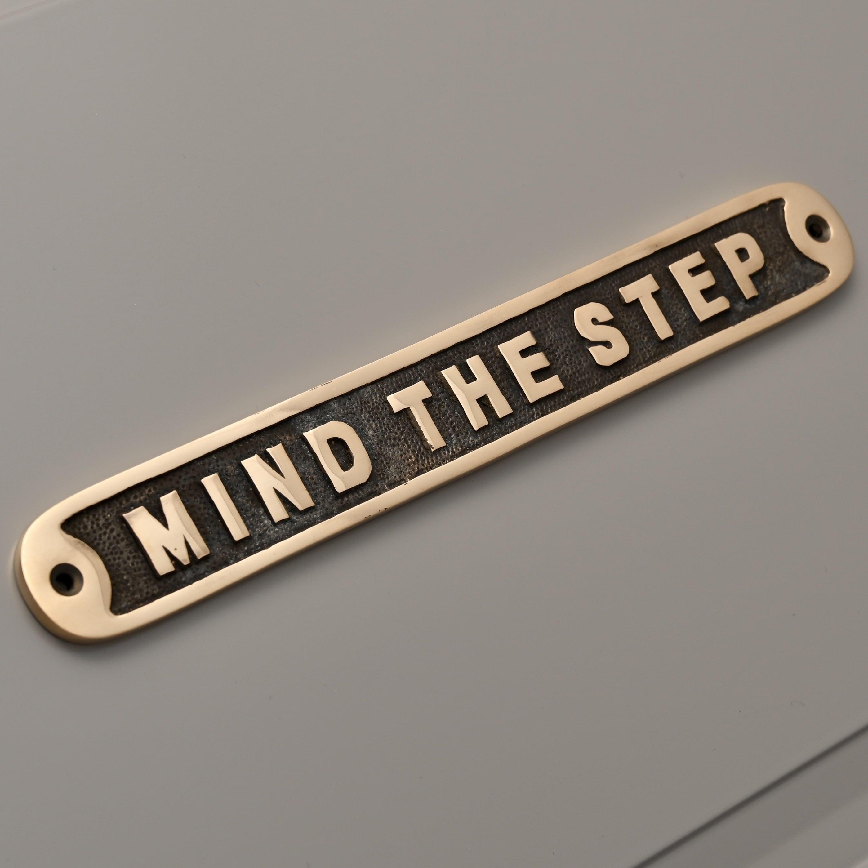 Mind The Step Sign-Informative Signs-Yester Home