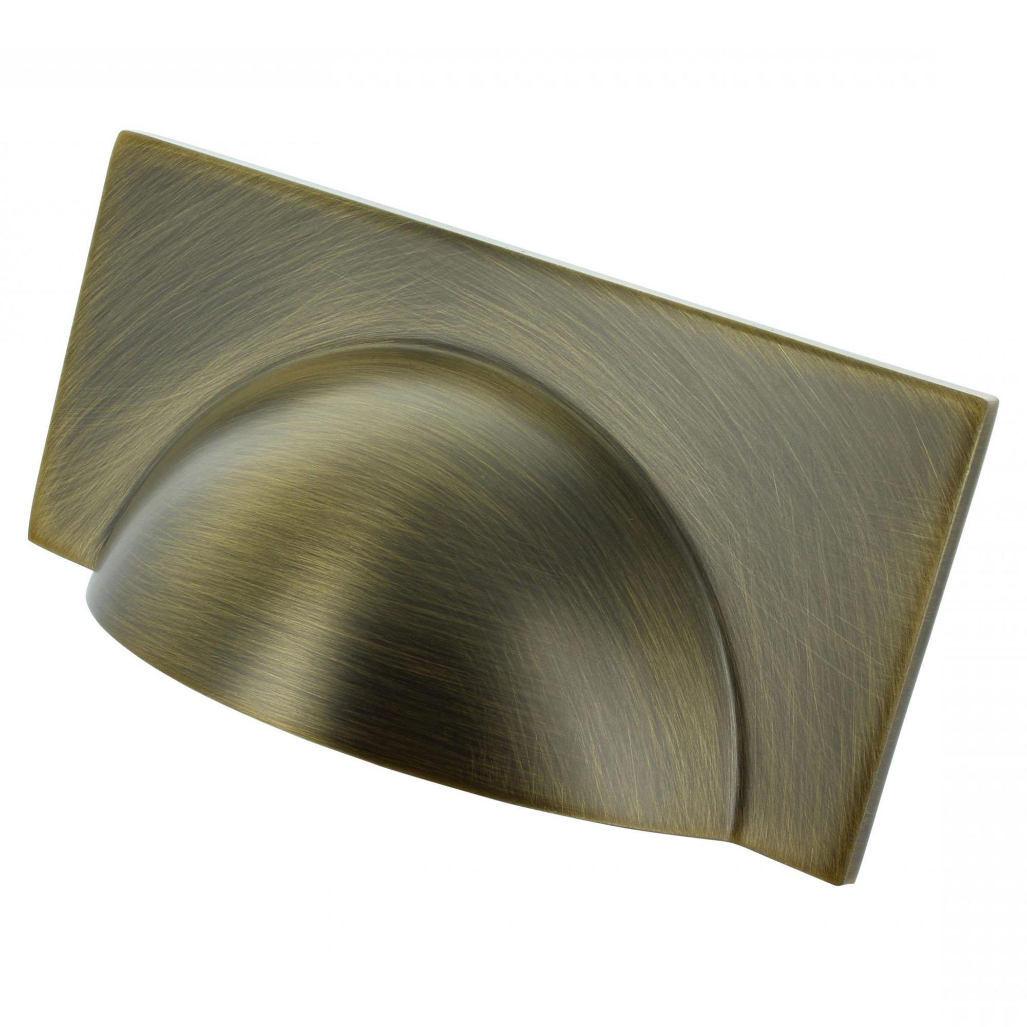 Monmouth Aged Brass Cupboard Handles-Cabinet Handles-Yester Home