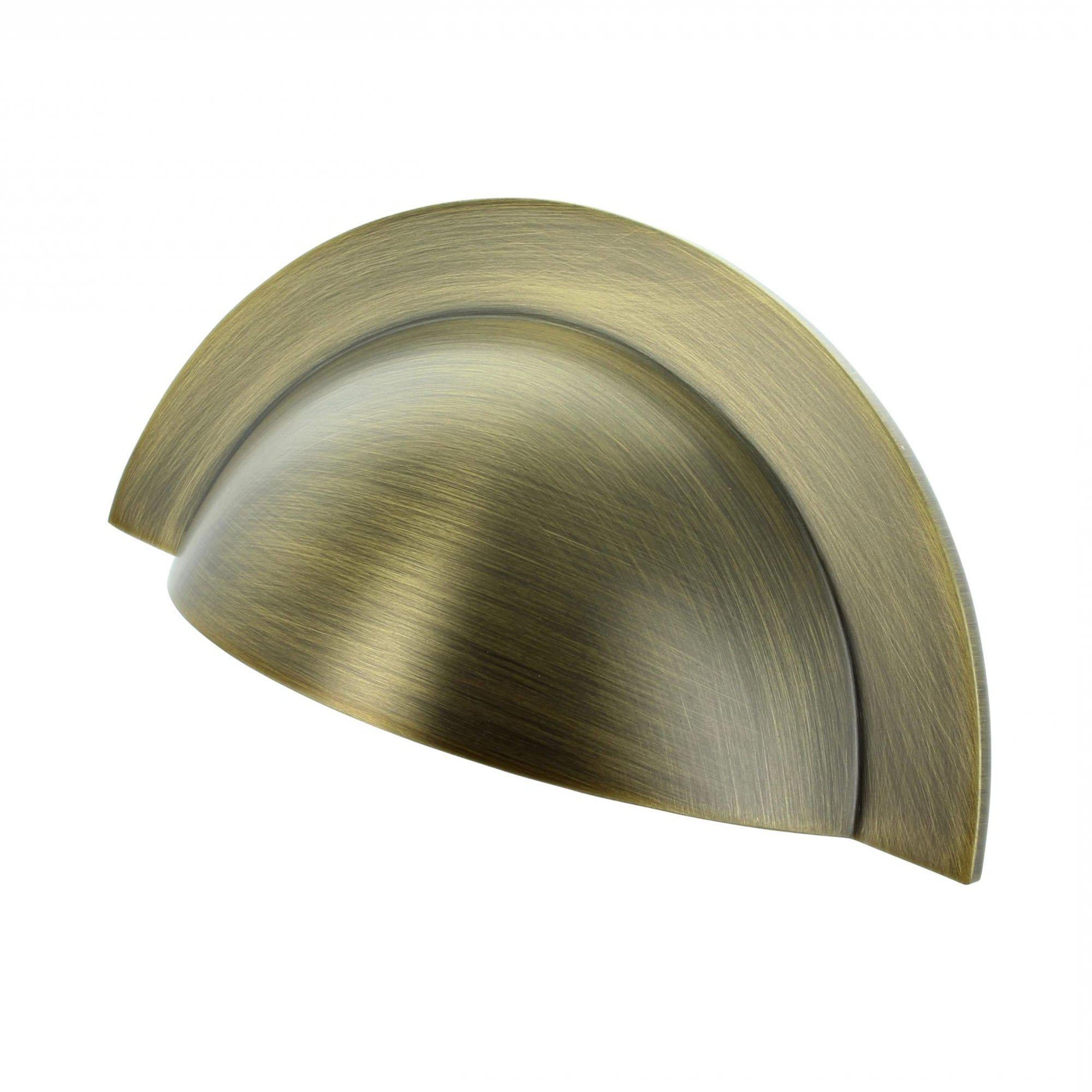 Monmouth Aged Brass Cupboard Handles-Cabinet Handles-Yester Home