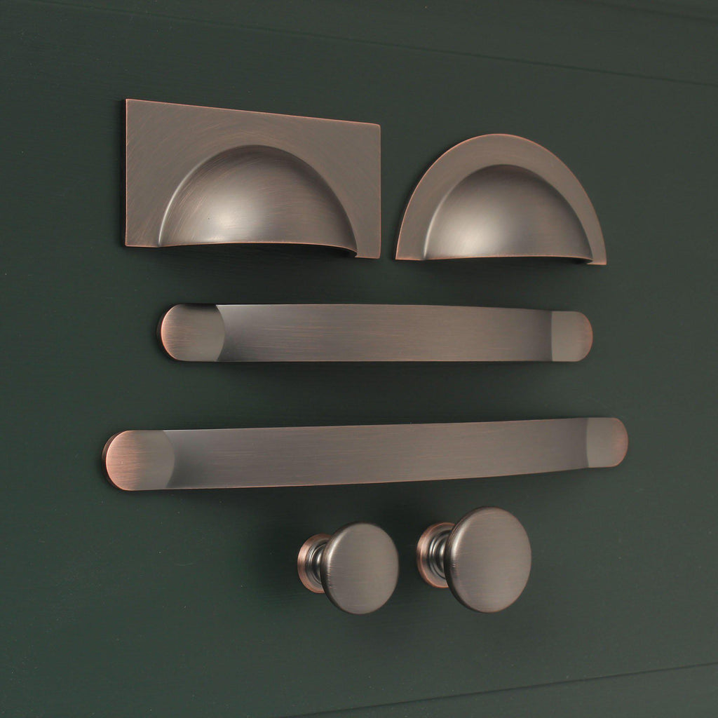 Monmouth American Copper Cupboard Handles-Cabinet Handles-Yester Home