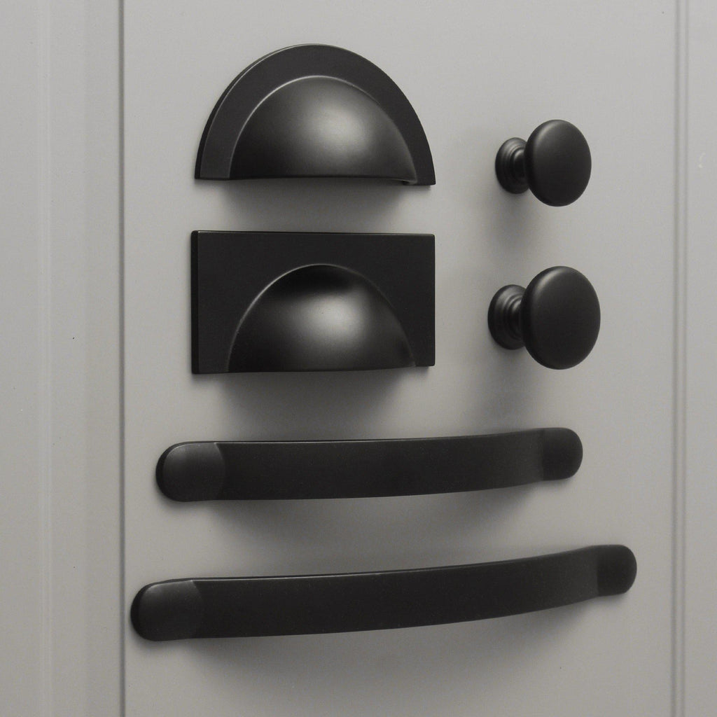 Monmouth Black Cupboard Handles-Cabinet Handles-Yester Home