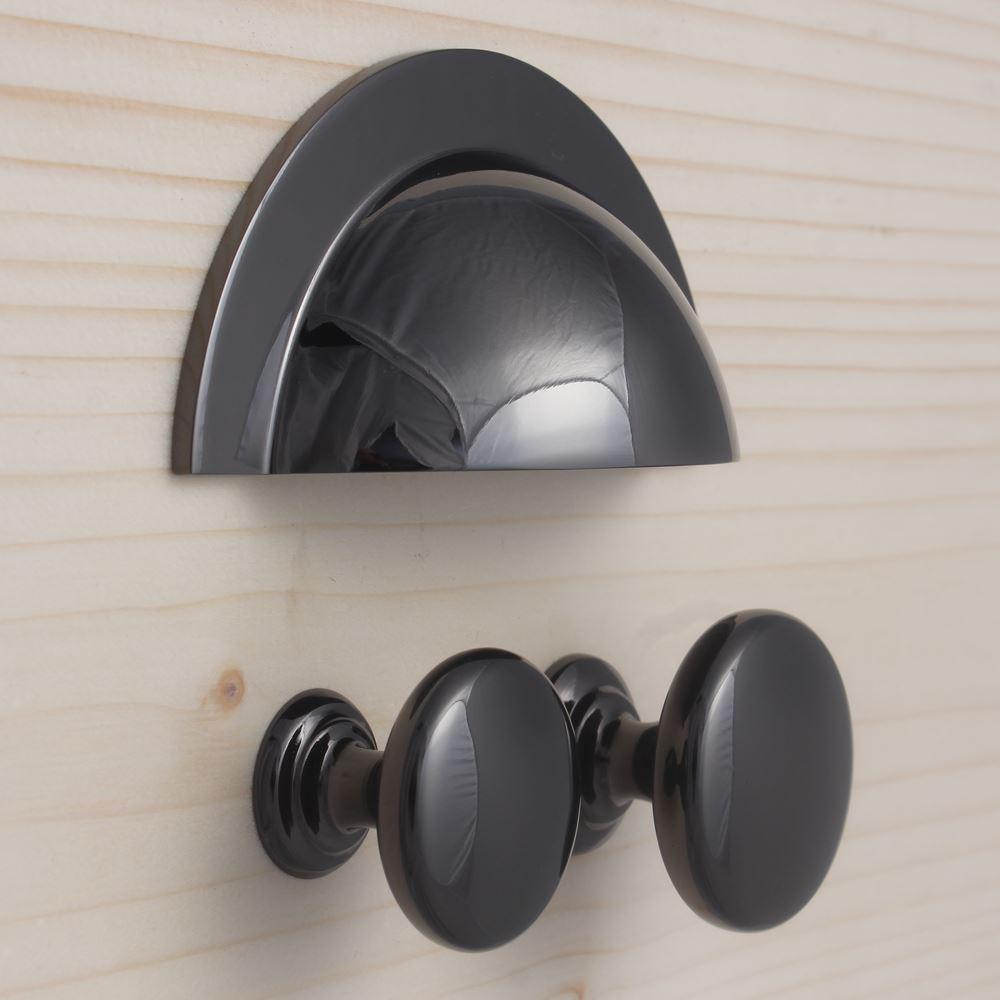 Monmouth Black Nickel Cupboard Handles-Cabinet Handles-Yester Home