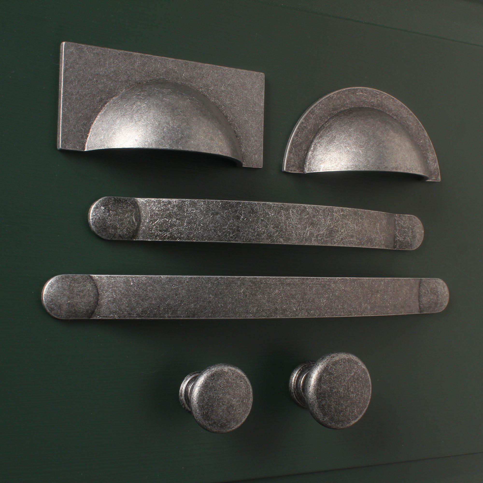 Monmouth Iron Cupboard Handles-Cabinet Handles-Yester Home