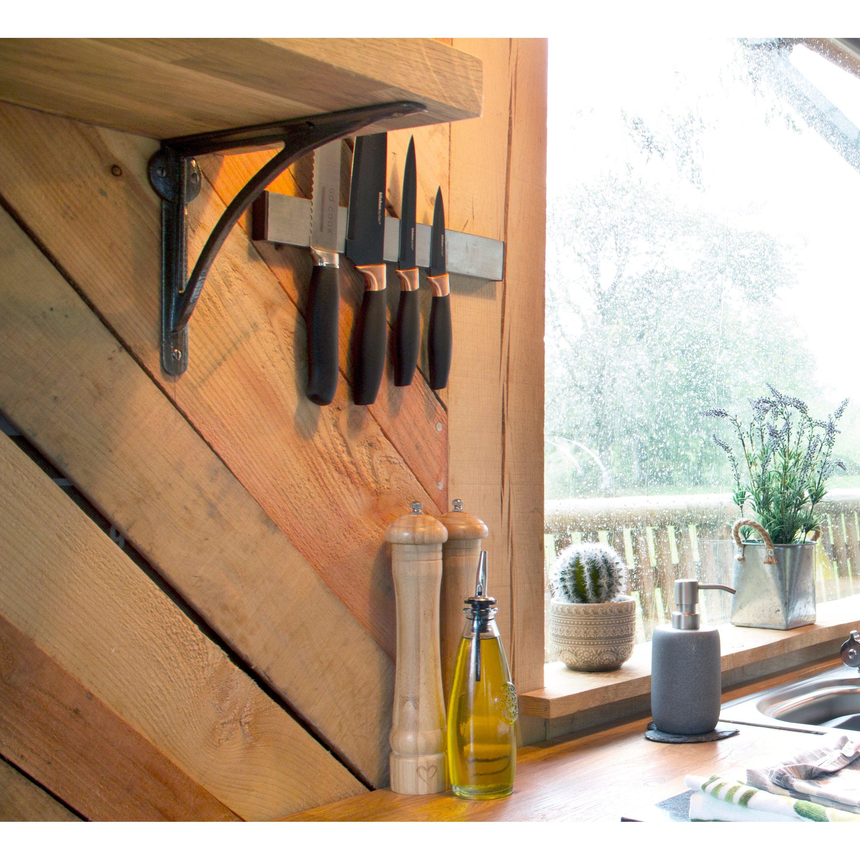 Natural Smooth 10'' x 7'' Curved Shelf Bracket | From The Anvil-9 - 10" Shelf Brackets-Yester Home