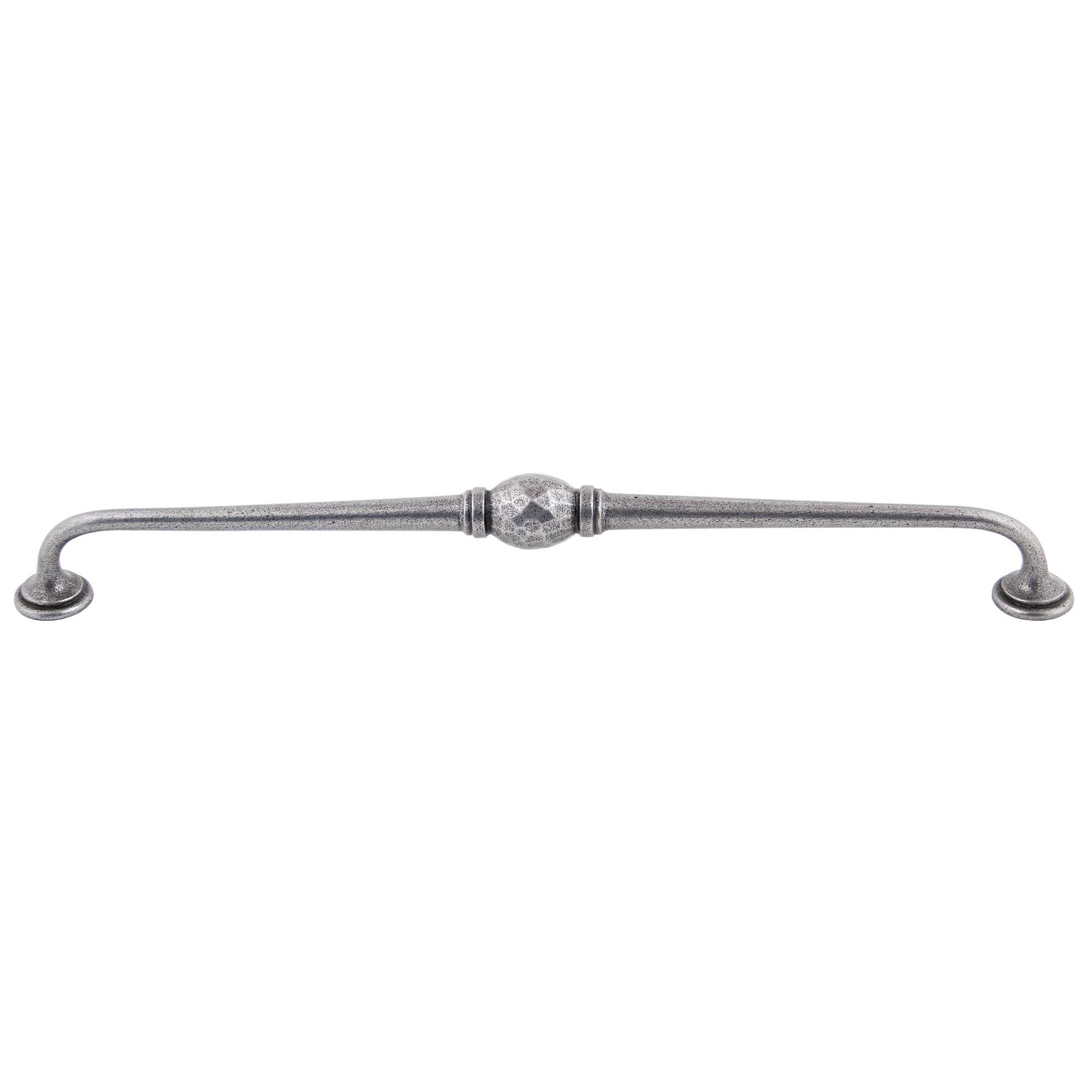 Natural Smooth 13 1/2" Hammered D Handle | From The Anvil - D Handles - From The Anvil - Yester Home