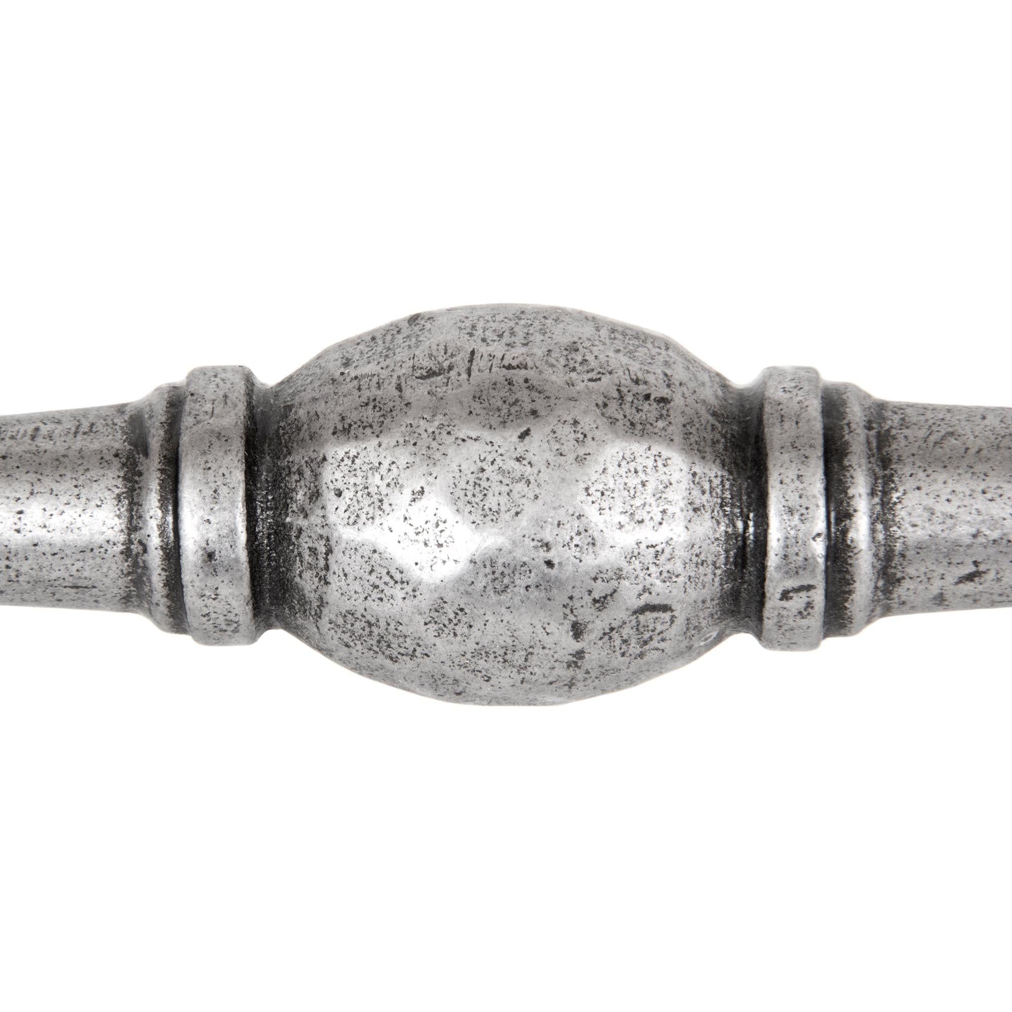 Natural Smooth 5" Hammered D Handle | From The Anvil - D Handles - From The Anvil - Yester Home