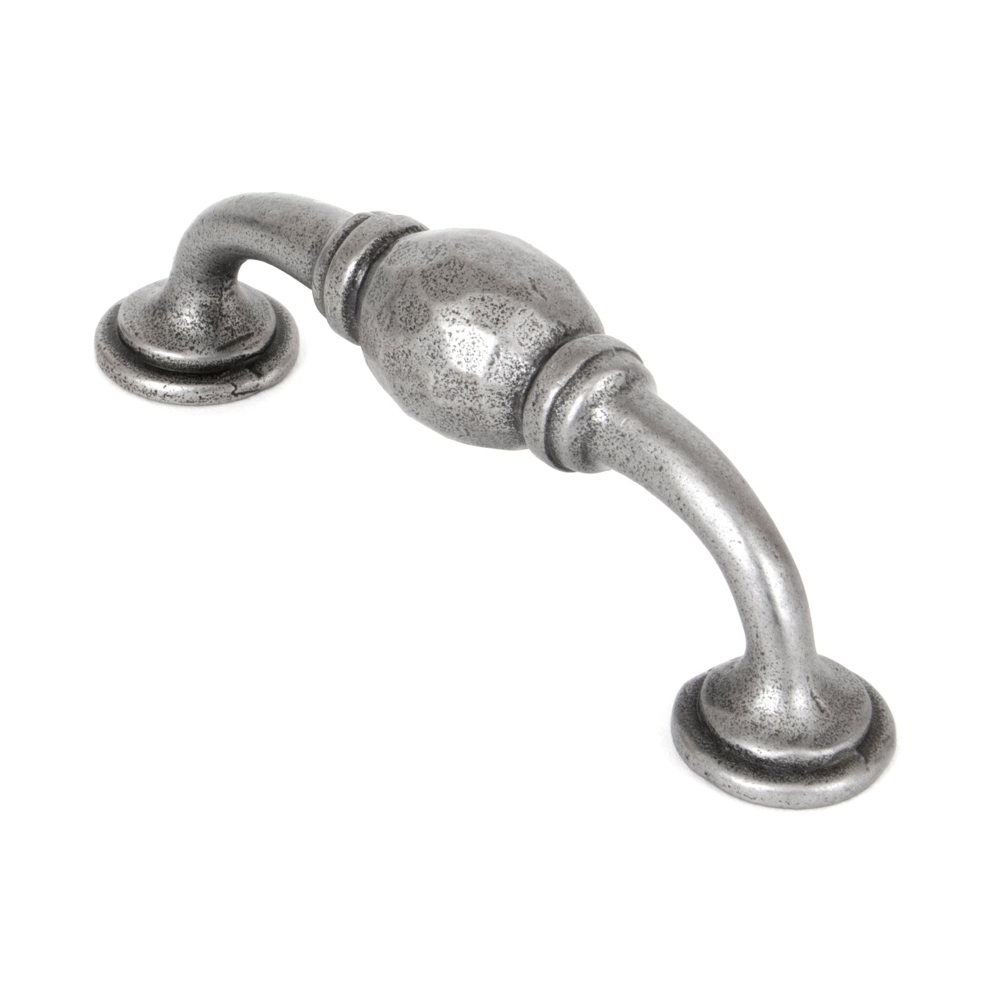 Natural Smooth 5" Hammered D Handle | From The Anvil-D Handles-Yester Home