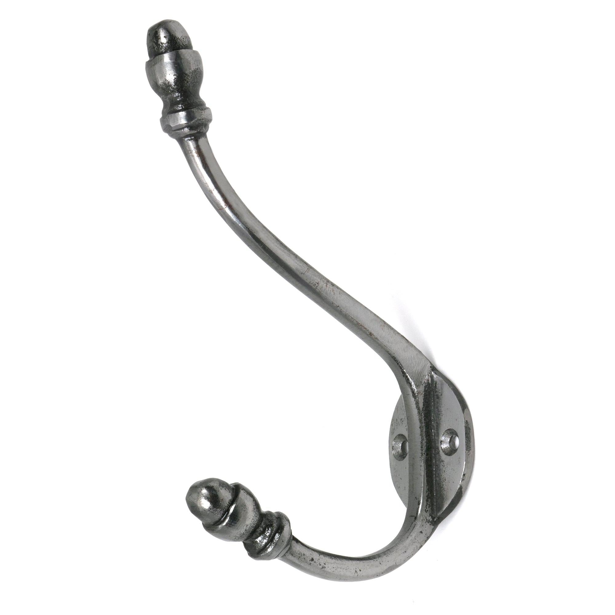 Natural Smooth 6 1/2" Hat & Coat Hook | From The Anvil - Coat Hooks - From The Anvil - Yester Home