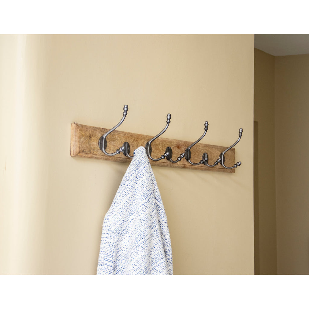 Natural Smooth Coat Hook | From The Anvil-Coat Hooks-Yester Home