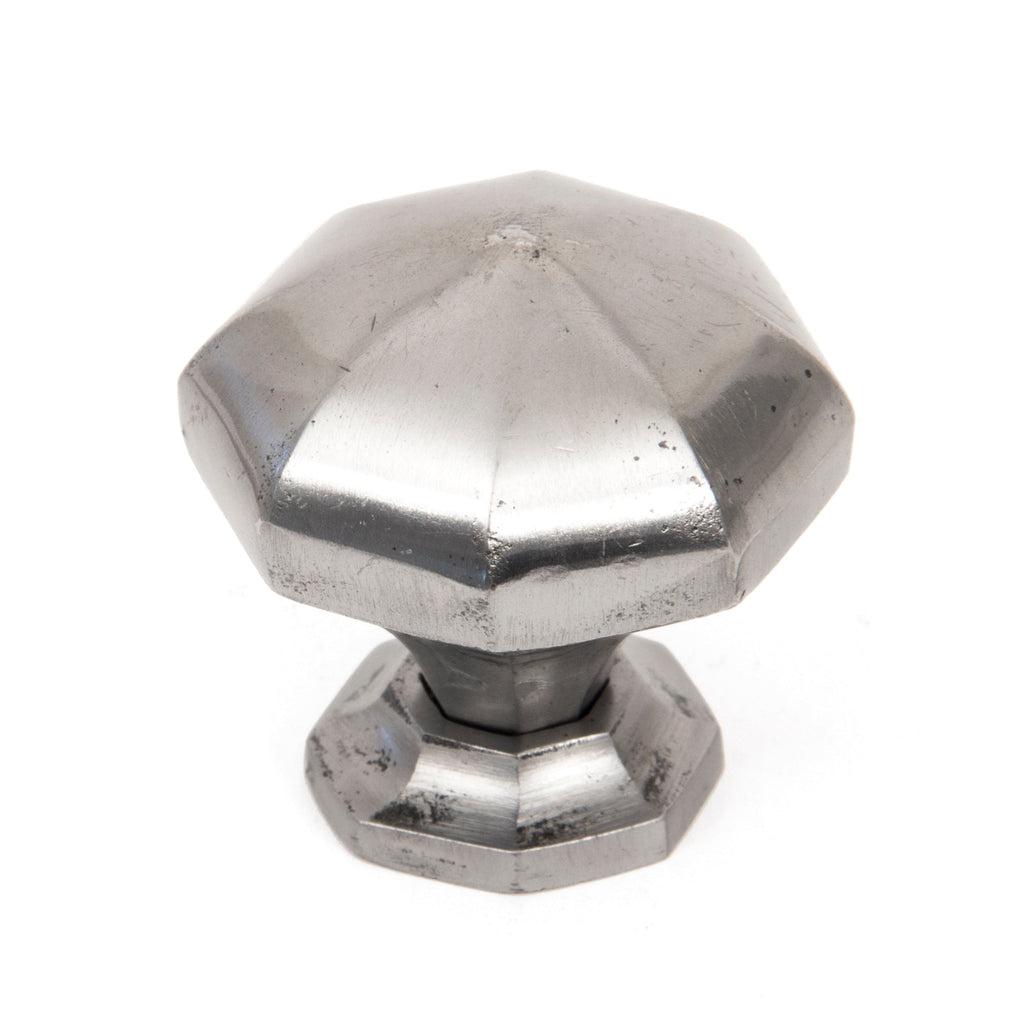 Natural Smooth Octagonal Cabinet Knob - Large | From The Anvil-Cabinet Knobs-Yester Home