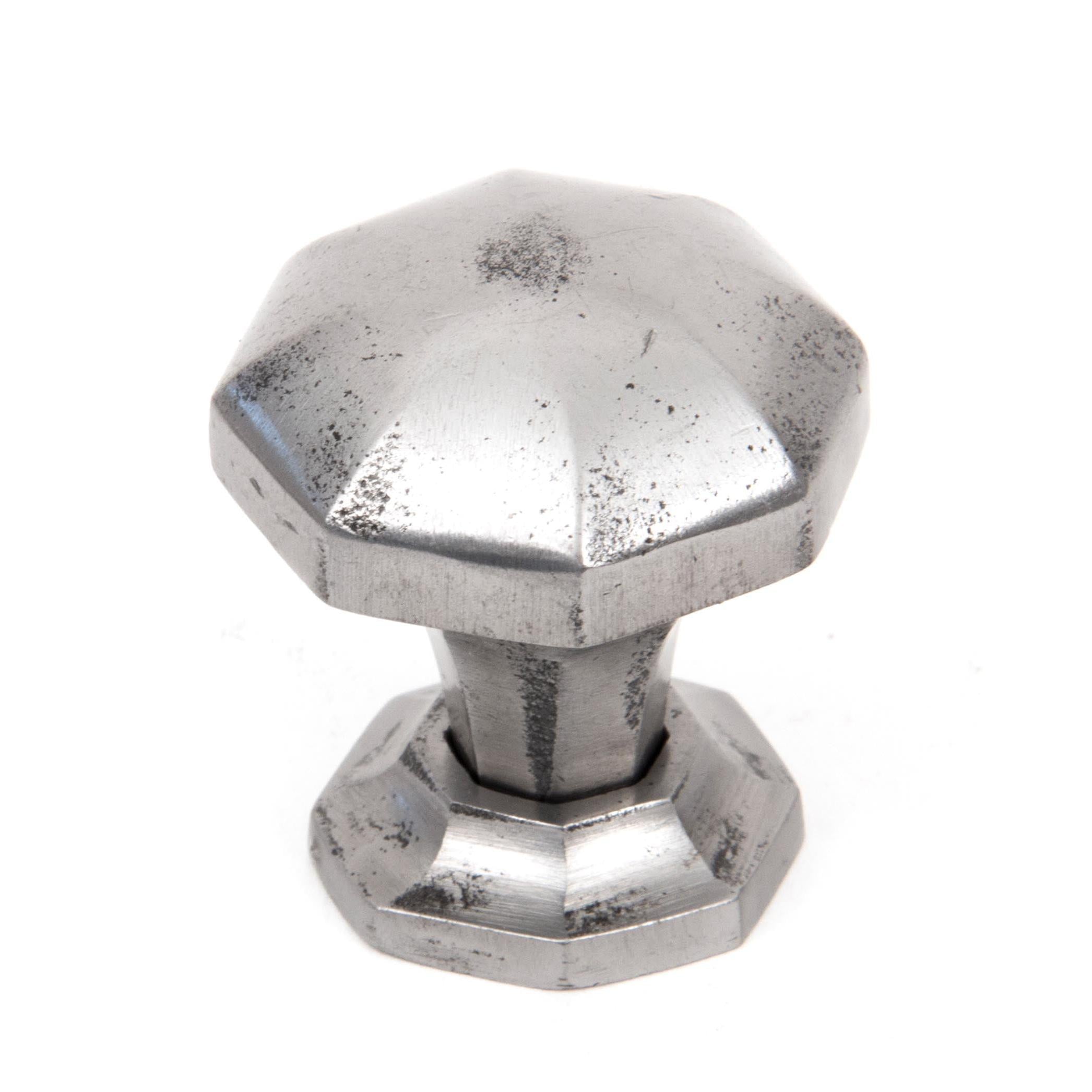 Natural Smooth Octagonal Cabinet Knob - Small | From The Anvil - Cabinet Knobs - From The Anvil - Yester Home