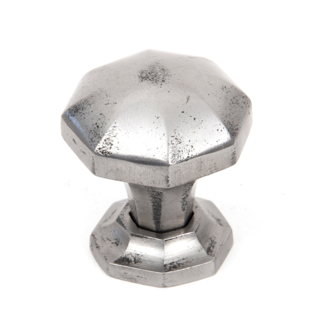 Natural Smooth Octagonal Cabinet Knob - Small | From The Anvil-Cabinet Knobs-Yester Home