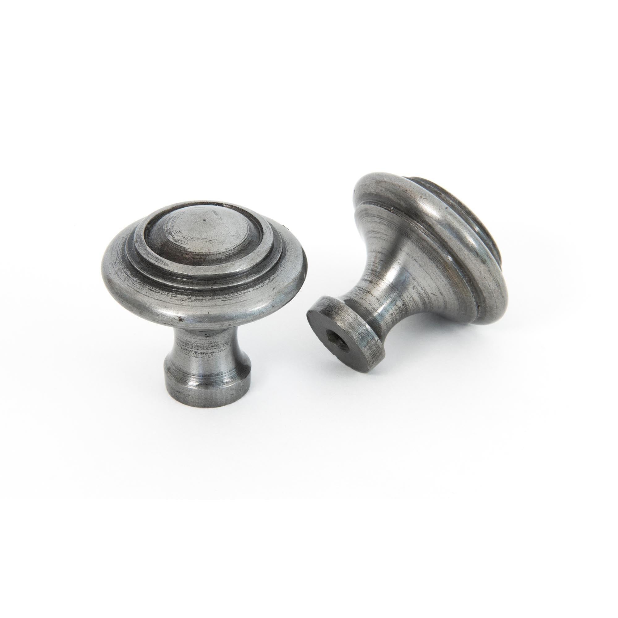 Natural Smooth Ringed Cabinet Knob - Large | From The Anvil - Cabinet Knobs - From The Anvil - Yester Home